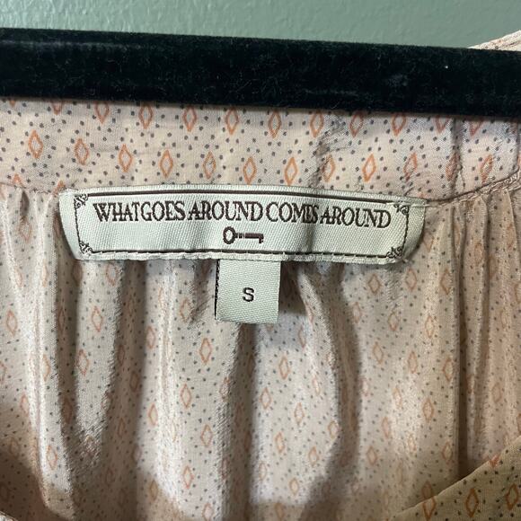 Anthropology What Goes Around Comes Around 100% Silk Dress. Sz Sm. EUC - Picture 6 of 7